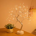 Copper Wire Tree LED Lamp